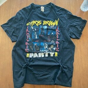 Chris Brown The Party Tour 2017 tee #concerttee